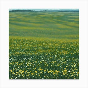 Field of Flowers Canvas Print