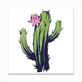 Cactus Flower Canvas Print