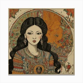 Asian Woman 1 Canvas Print
