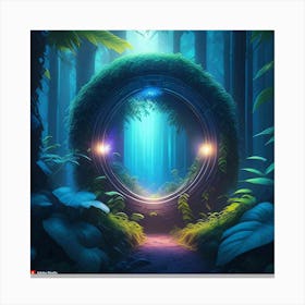 Portal To The Forest Canvas Print