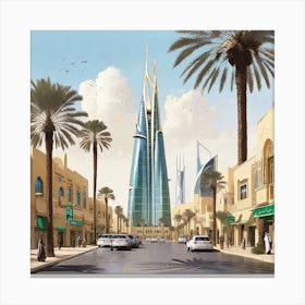 Bahrain City 1 Canvas Print