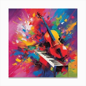 Violin And Piano Canvas Print