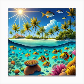 Caribbean holidays Canvas Print