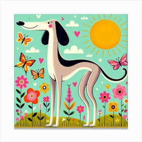 Illustration dog 3 Canvas Print