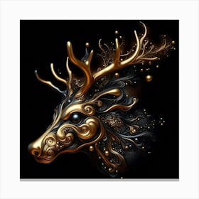 Deer Head 8 Canvas Print