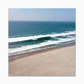 aerial view ofbeach 3 Canvas Print