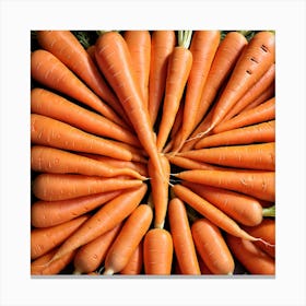 Carrots In A Circle 24 Canvas Print