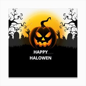 HAPPY HALLOWEN Canvas Print