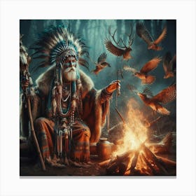 Indian Chief 4 Canvas Print