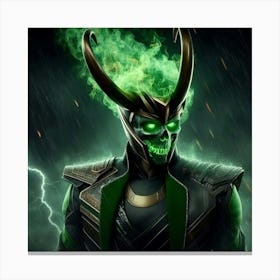 Loki Ghost Rider Canvas Print