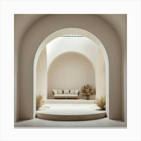 Arched Room 7 Canvas Print