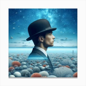 Man In A Hat Canvas Print