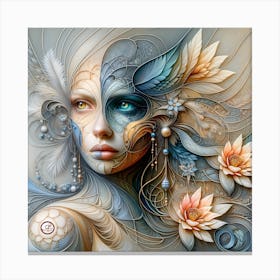 Ethereal Woman Canvas Print