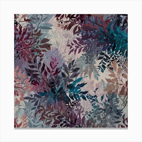 Abstract Floral Pattern Canvas Print