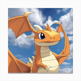 Pokemon Dragon Canvas Print