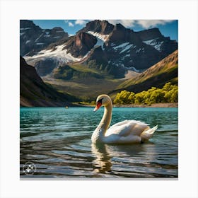 Swan Lake Canvas Print