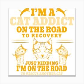 I'M An Addict On The Road To Recovery Canvas Print