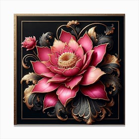 Lotus Flower 43 Canvas Print