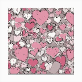 Valentine'S Day Background 1 Canvas Print