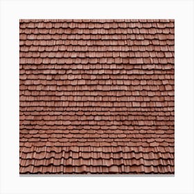 Realistic Roof Tile Flat Surface Pattern For Background Use Trending On Artstation Sharp Focus St (7) Canvas Print