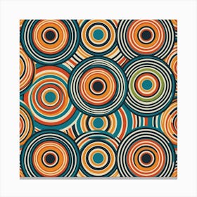 Abstract Circles 6 Canvas Print