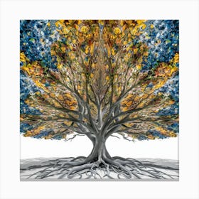 Rainbow Soul Tree (6) Canvas Print