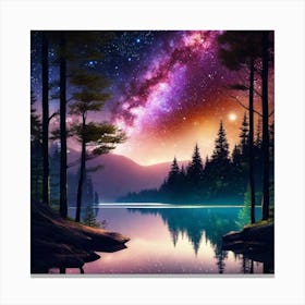 Milky Way 40 Canvas Print