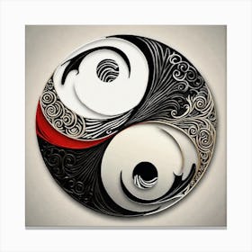 Yin Yang 85 Canvas Print