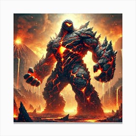 Pyroclastic Colossus Image 2 Canvas Print