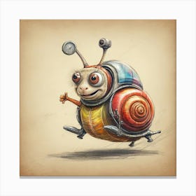 Snail 7 Canvas Print