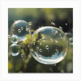 Spring Bubbles Canvas Print