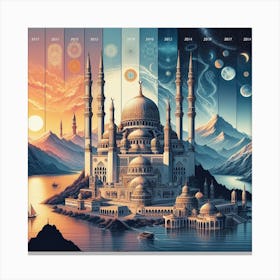 Islamic Art Canvas Print