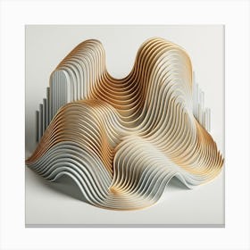 Wave Chair Canvas Print