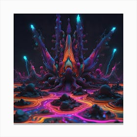 Psychedelic Painting Canvas Print