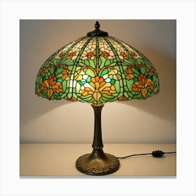 Tiffany Table Lamp Canvas Print