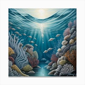 Under The Sea Canvas Print