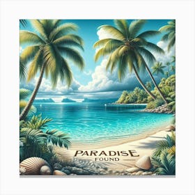 Paradise Found Canvas Print