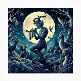 Demons In The Forest Canvas Print