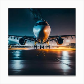 Airplane Airport (6) Canvas Print