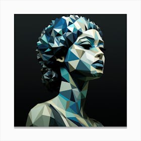 Geometric Greek Woman 04 Canvas Print