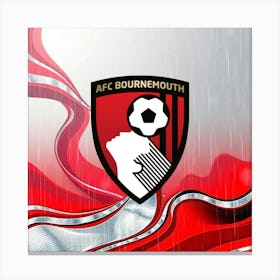 A.F.C. Bournemouth Logo Wall Arts 26 Canvas Print