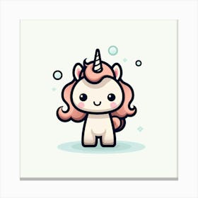 Cute Unicorn 172 Canvas Print