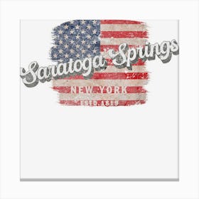 Saratoga Springs Canvas Print