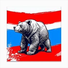 Russian Bear Canvas Print