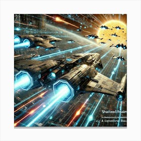 Star Interceptors Canvas Print