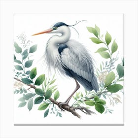 Heron 1 Canvas Print