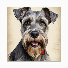 Schnauzer Canvas Print