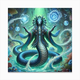 Naga Hydromancer Canvas Print