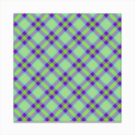 Plaid Fabric 87 Canvas Print