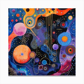 Colourful Universe Canvas Print